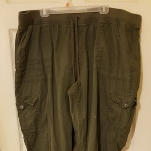 Army green cargo pants